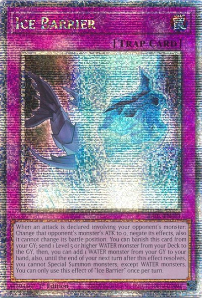 Ice Barrier - Quarter Century Secret Rare
