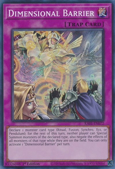 Dimensional Barrier - 1st Edition