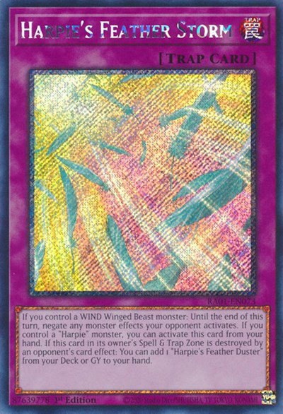 Harpie's Feather Storm - Platinum Secret Rare