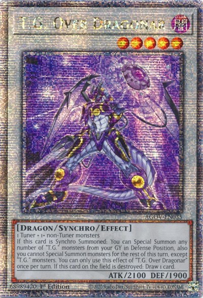 T.G. Over Dragonar - Quarter Century Secret Rare