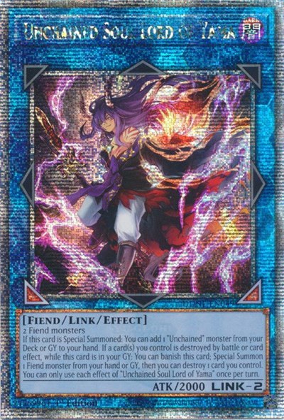 Unchained Soul Lord of Yama - Quarter Century Secret Rare