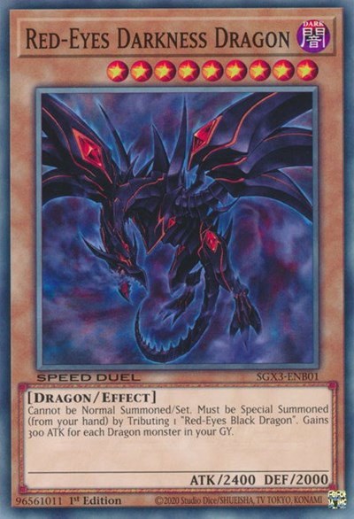 Red-Eyes Darkness Dragon - 1st Edition