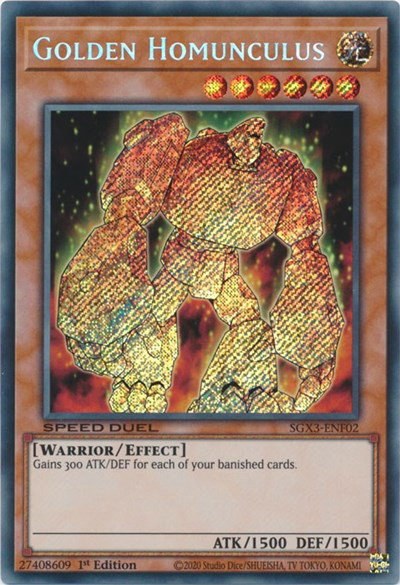 Golden Homunculus - Secret Rare