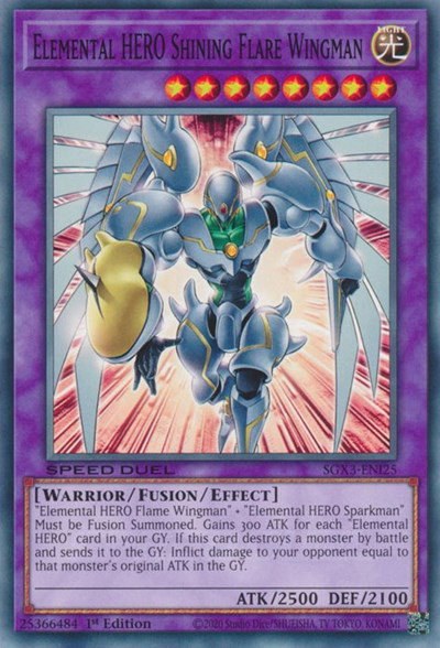 Elemental HERO Shining Flare Wingman - 1st Edition