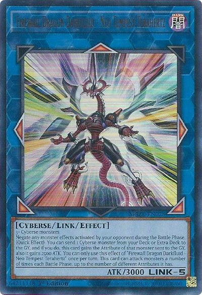 Firewall Dragon Darkfluid - Neo Tempest Terahertz - 1st Edition