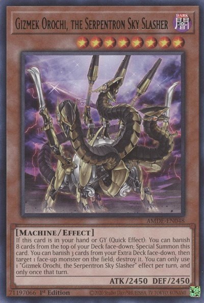 Gizmek Orochi, the Serpentron Sky Slasher - 1st Edition