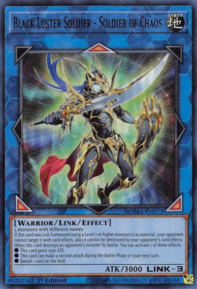 Black Luster Soldier - Soldier of Chaos - 1st Edition