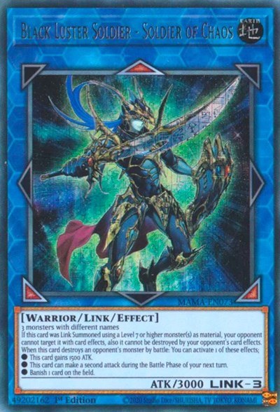 Black Luster Soldier - Soldier of Chaos - Ultra Pharaoh S Rare