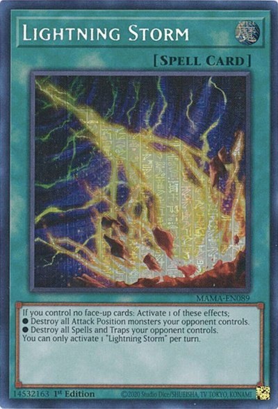 Lightning Storm - Secret Pharaoh S Rare