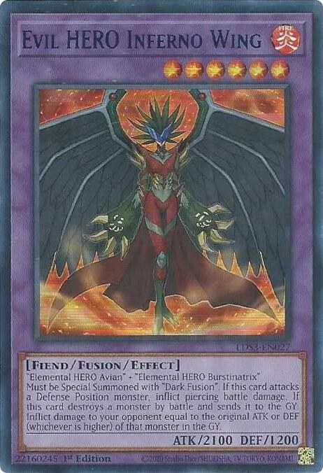 Evil HERO Inferno Wing - Blue