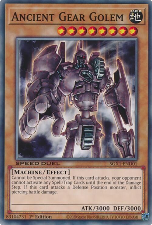 Ancient Gear Golem - 1st Edition