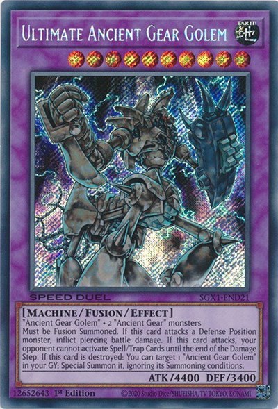Ultimate Ancient Gear Golem - Secret Rare