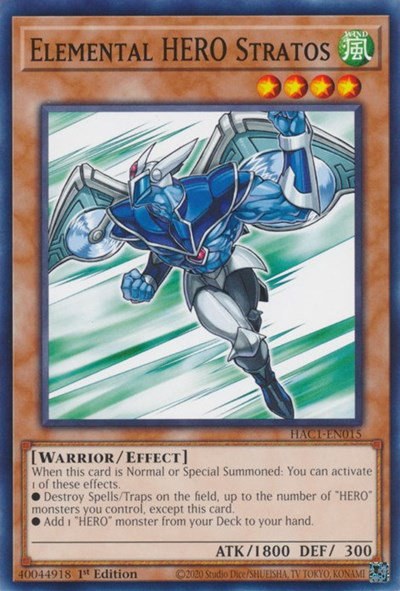Elemental HERO Stratos - 1st Edition