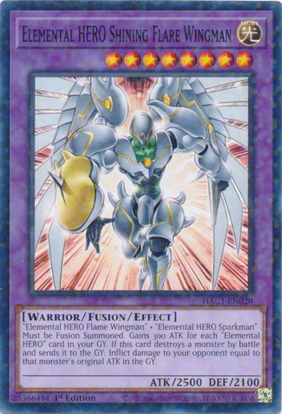 Elemental HERO Shining Flare Wingman - Duel Terminal