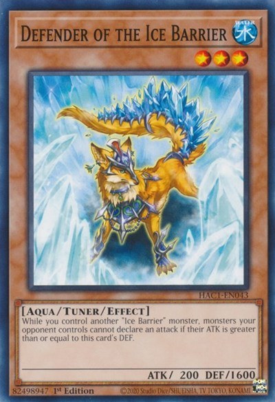 Defender of the Ice Barrier - 1st Edition