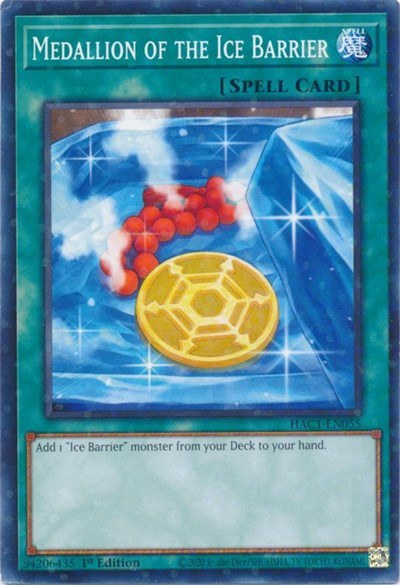 Medallion of the Ice Barrier - Duel Terminal