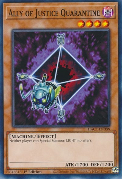 Ally of Justice Quarantine - 1st Edition