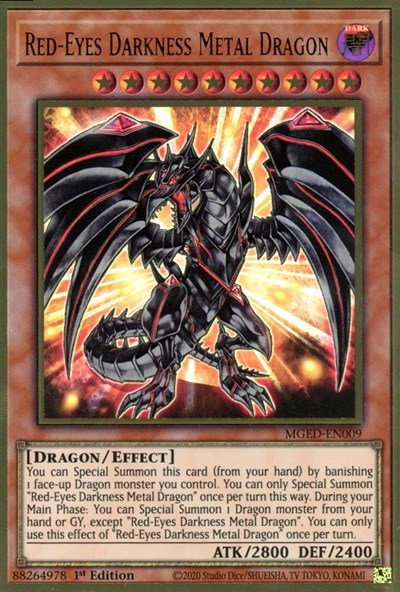 Red-Eyes Darkness Metal Dragon - 1st Edition