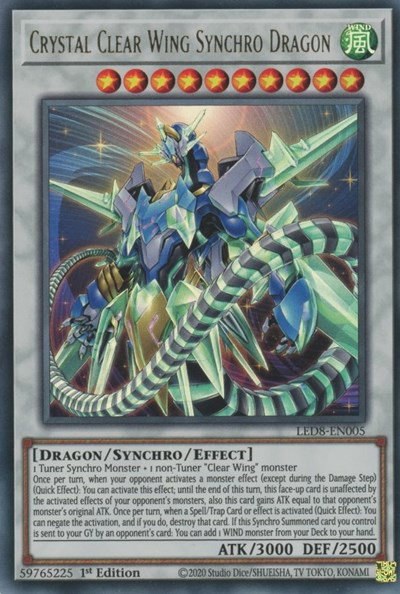 Crystal Clear Wing Synchro Dragon - 1st Edition