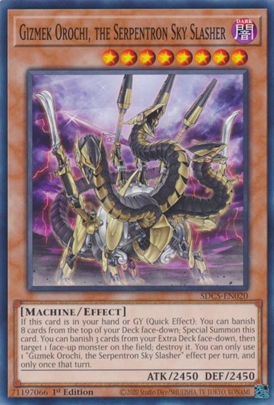 Gizmek Orochi, the Serpentron Sky Slasher - 1st Edition