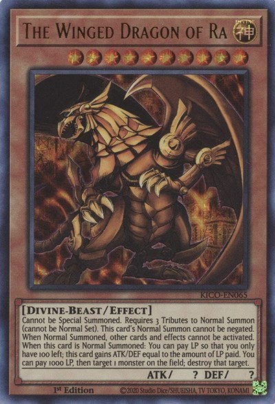 The Winged Dragon of Ra - Ultra Pharaoh S Rare