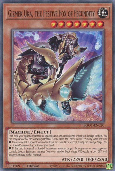 Gizmek Uka, the Festive Fox of Fecundity - 1st Edition
