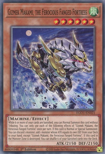 Gizmek Makami, the Ferocious Fanged Fortress - Unlimited