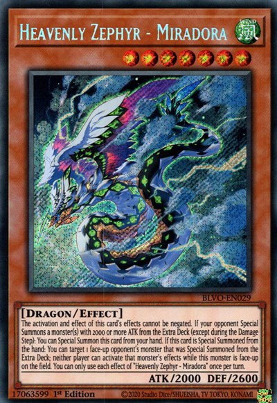Heavenly Zephyr - Miradora - 1st Edition