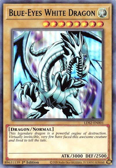 Blue-Eyes White Dragon - Green