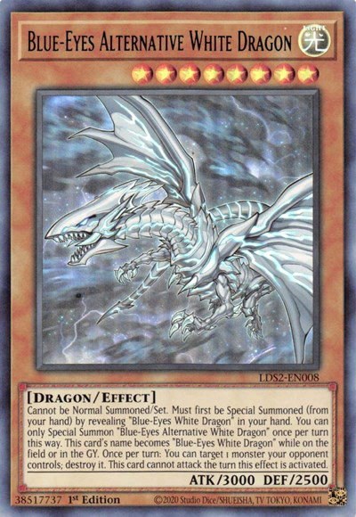 Blue-Eyes Alternative White Dragon - Green