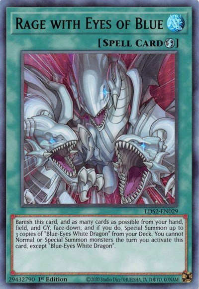 Rage with Eyes of Blue - Green
