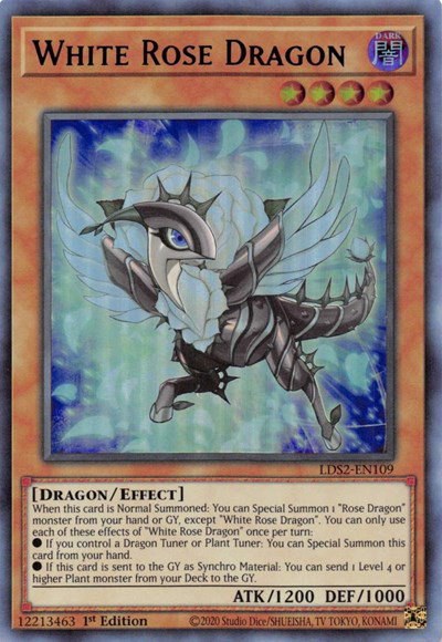 White Rose Dragon - Green