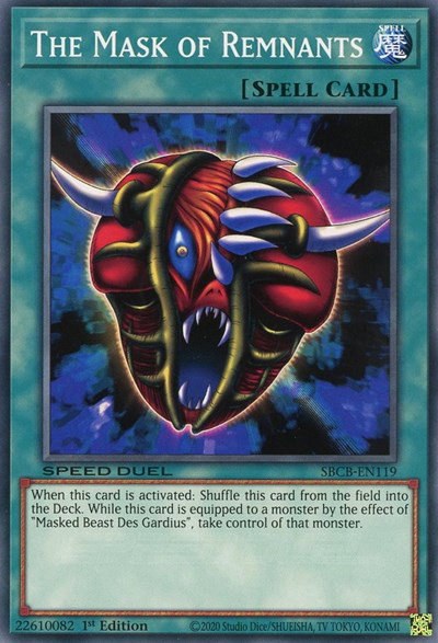 The Mask of Remnants
