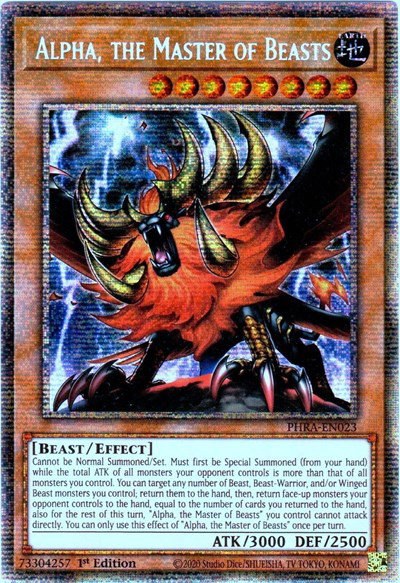 Alpha, the Master of Beasts - Starlight Rare