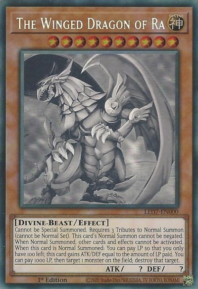 The Winged Dragon of Ra - Ghost Rare First Edition