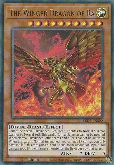 The Winged Dragon of Ra - Alternate Art Unlimited