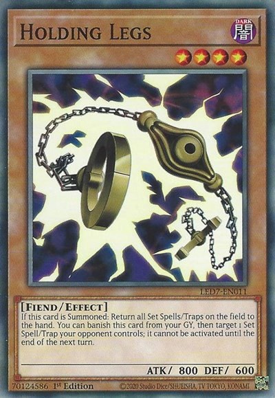 Holding Legs - 1st Edition