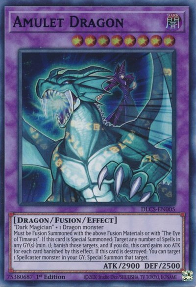 Amulet Dragon - Blue
