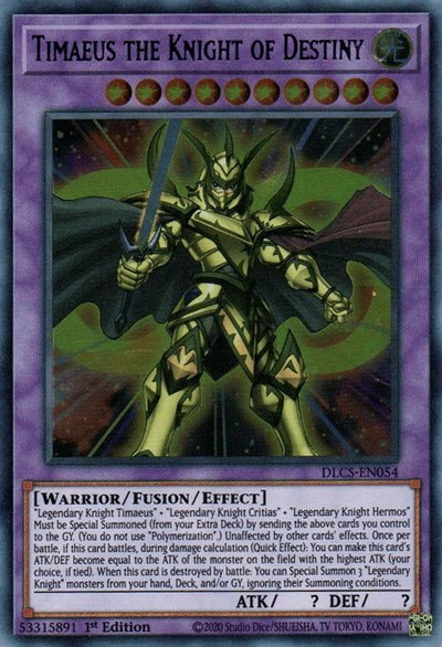 Timaeus the Knight of Destiny - 1st Edition