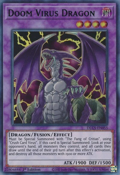 Doom Virus Dragon - Blue