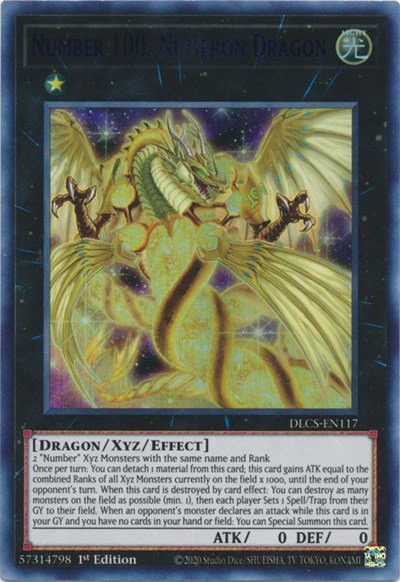Number 100: Numeron Dragon - Green