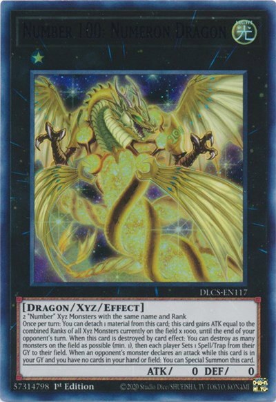 Number 100: Numeron Dragon - Purple