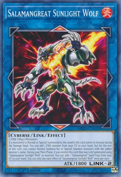 Salamangreat Sunlight Wolf