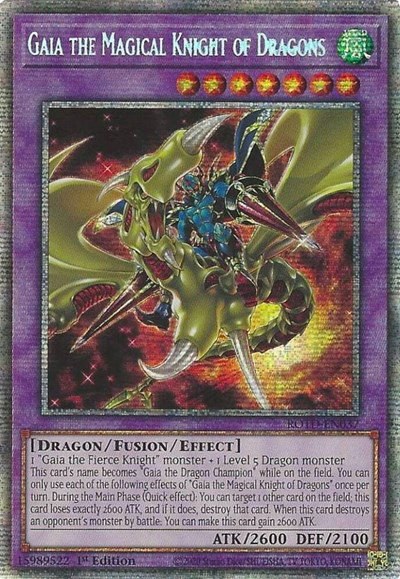 Gaia the Magical Knight of Dragons - Starlight Rare