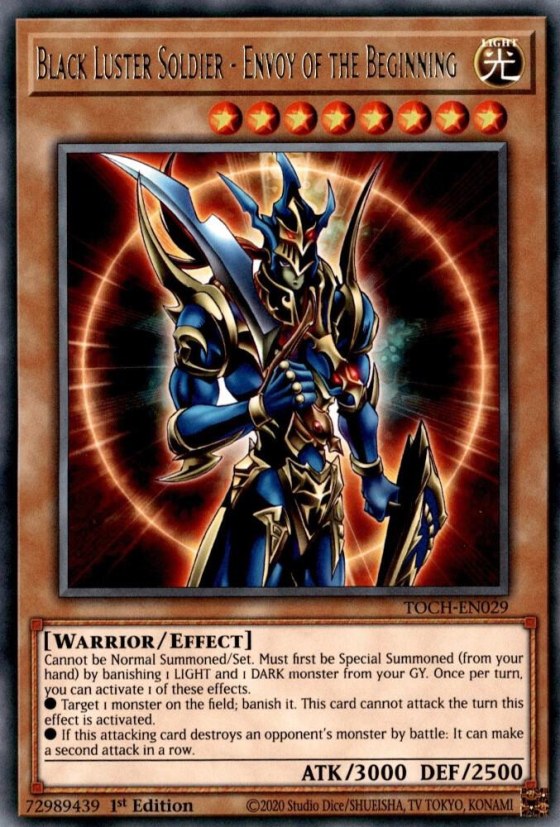 Black Luster Soldier - Envoy of the Beginning - 1st Edition