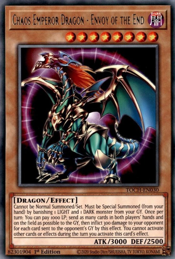Chaos Emperor Dragon - Envoy of the End - 1st Edition