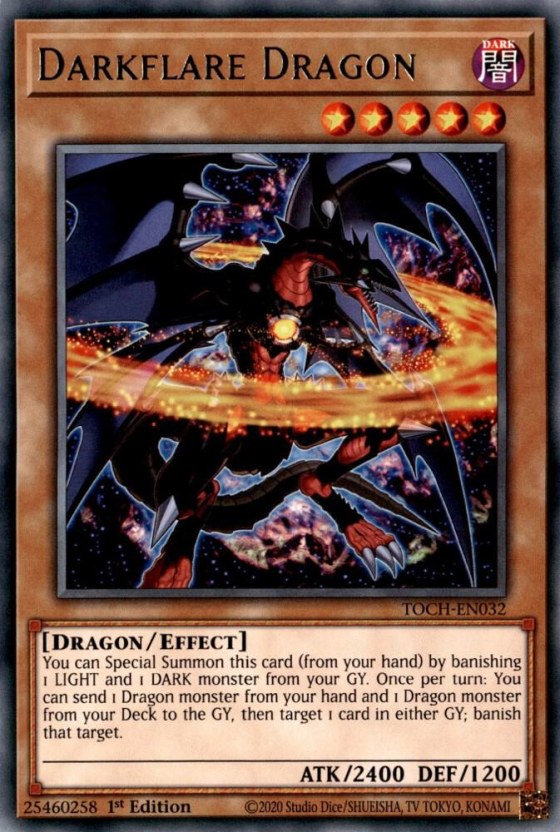 Darkflare Dragon - 1st Edition