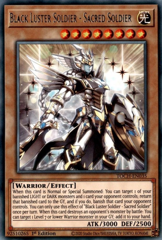 Black Luster Soldier - Sacred Soldier - 1st Edition