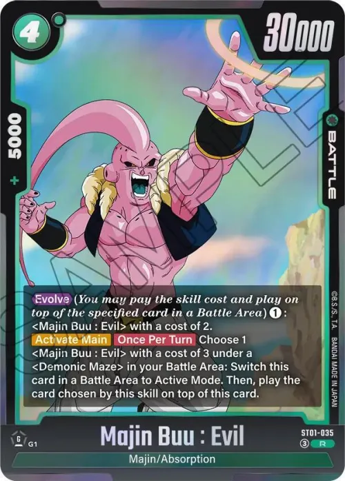 Majin Buu : Evil - Holo