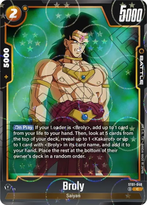 Broly - Dragon Ball Pattern